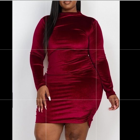 Dresses & Skirts - Plus Size Velvet Dress